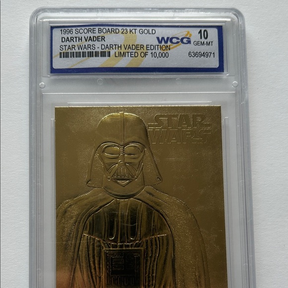 Star Wars Gold Darth Vader Collectible Card - Picture 6 of 6
